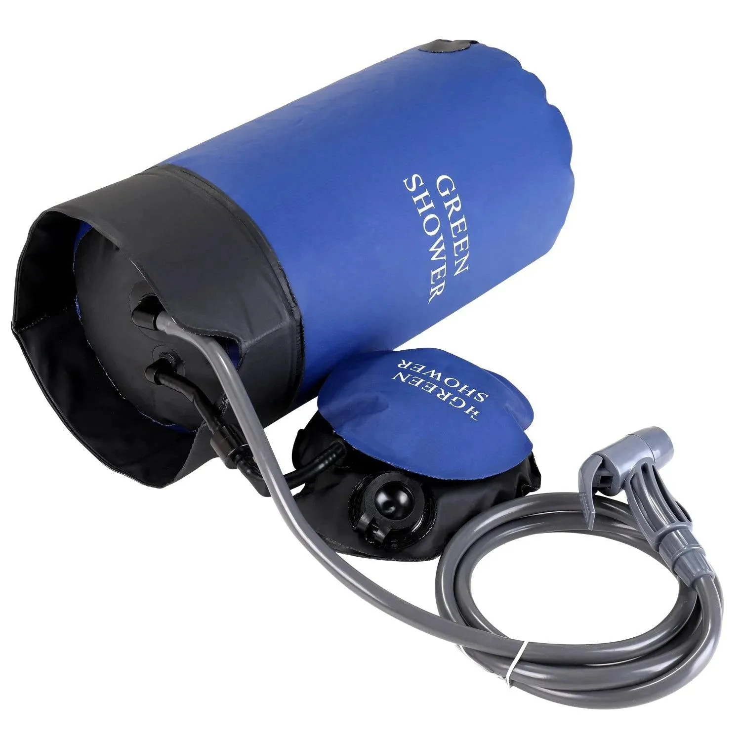 Portable Lightweight Outdoor Shower Water Bag PVC Pressure Shower Bag with Foot Pump For Beach Camping Hiking Climbing Bathing
