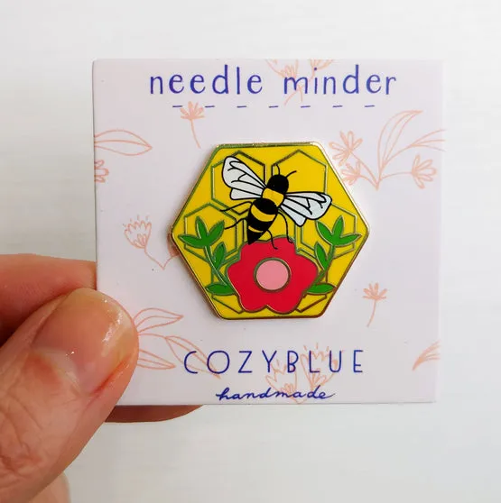 "Bee Lovely" Needle Minder