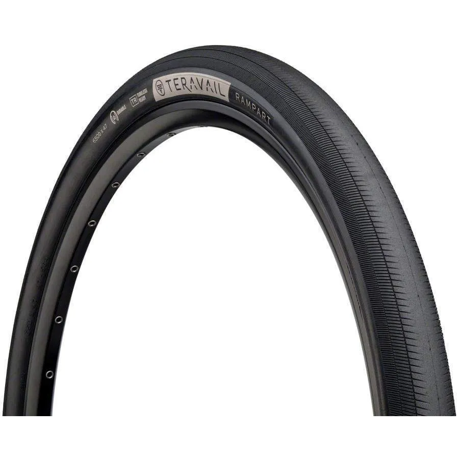 Rampart Bike Tire, 650 x 47, Durable, Tubeless-Ready