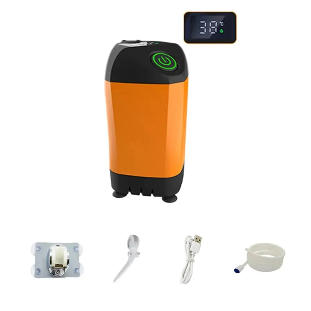 Rechargeable Shower Portable Camping Shower Head Bathing 3.7V Pump 4.9ft for Outdoor Travel Hiking Beach Pet Cleaning Equipment