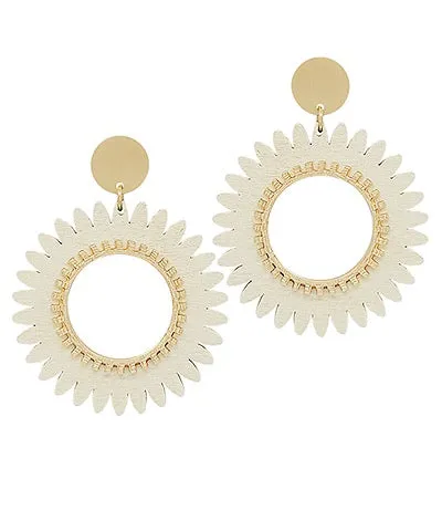 Round Lattice Earrings