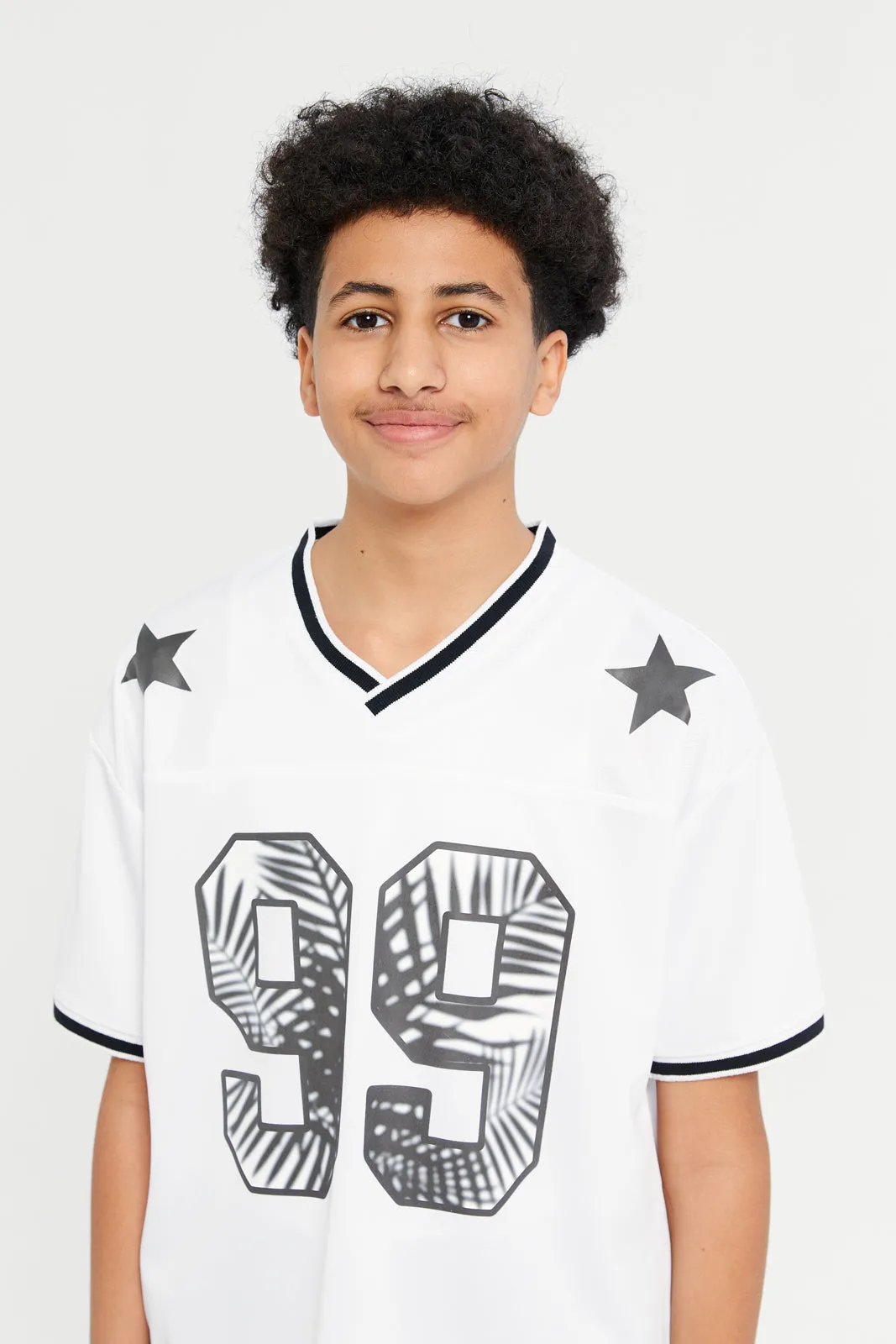 Senior Boys White Goat T-Shirt