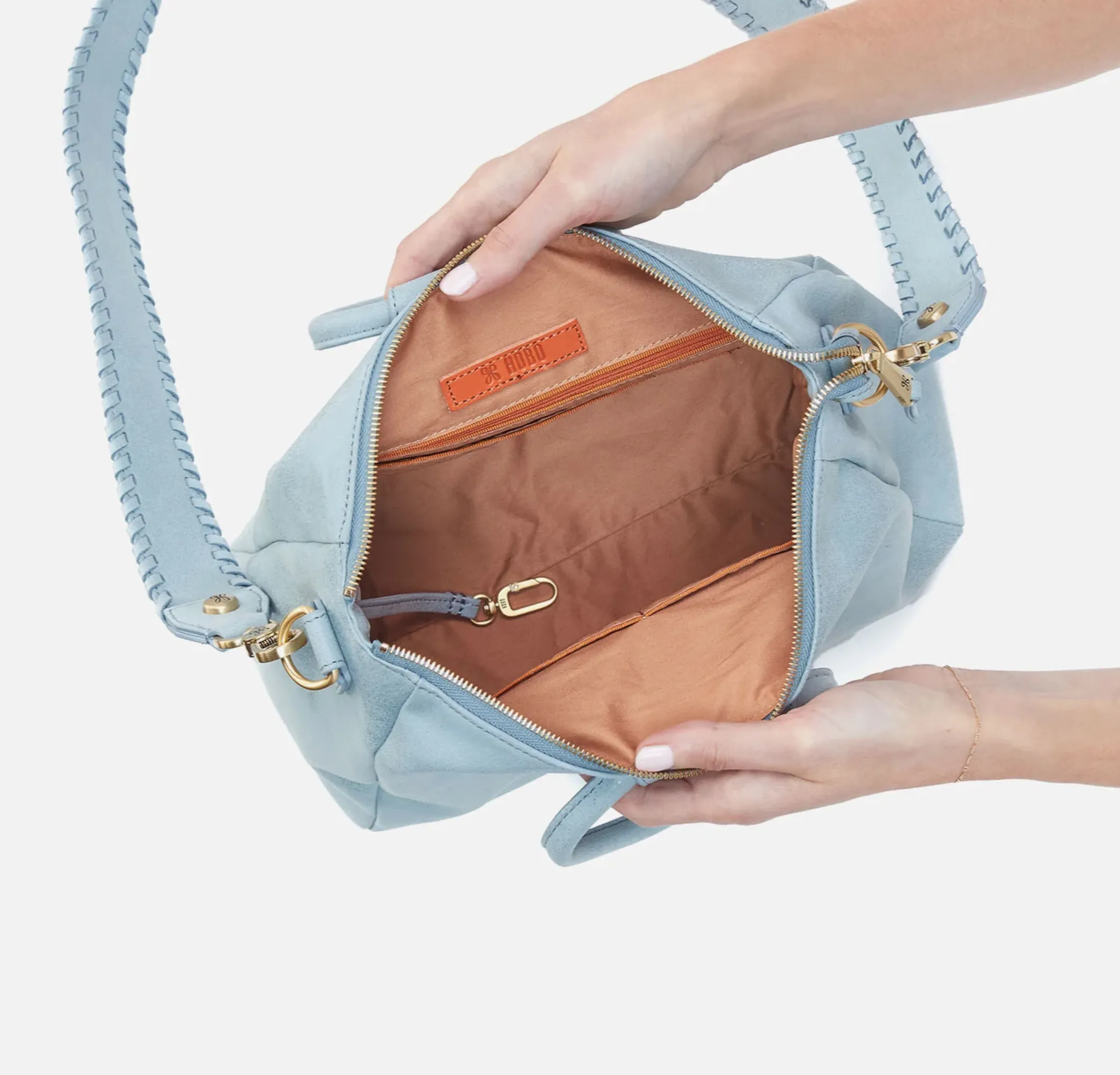 Sheila Medium Satchel by HOBO | Sky