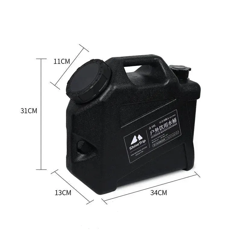 ShineTrip Camping Portable Water Bucket with Faucet Outdoor Portable Car mounted Large Capacity Food Grade Water Storage Bucket