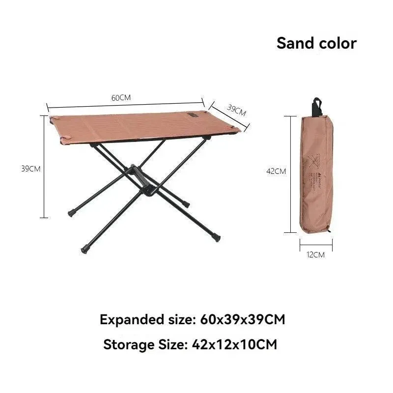 ShineTrip Outdoor Portable Cloth Folding Table Multifunctional Aluminum Alloy Picnic Camping Lightweight Table ﻿