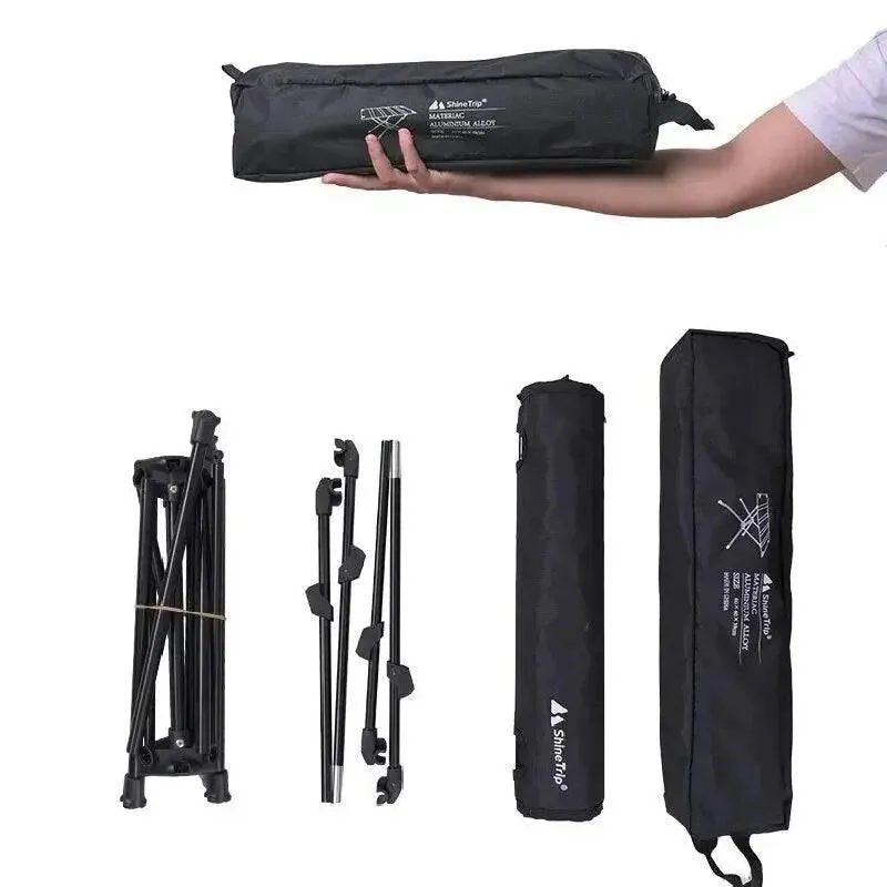 ShineTrip Outdoor Portable Cloth Folding Table Multifunctional Aluminum Alloy Picnic Camping Lightweight Table ﻿
