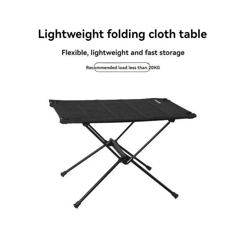 ShineTrip Outdoor Portable Cloth Folding Table Multifunctional Aluminum Alloy Picnic Camping Lightweight Table ﻿