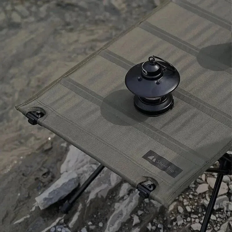 ShineTrip Outdoor Portable Cloth Folding Table Multifunctional Aluminum Alloy Picnic Camping Lightweight Table ﻿