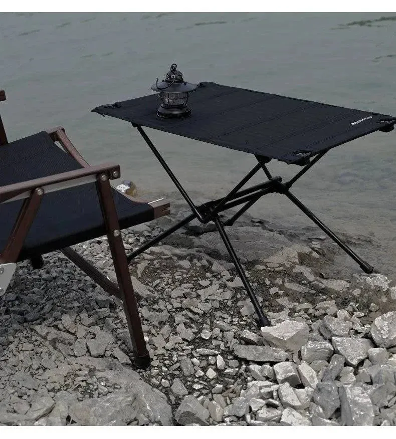 ShineTrip Outdoor Portable Cloth Folding Table Multifunctional Aluminum Alloy Picnic Camping Lightweight Table ﻿