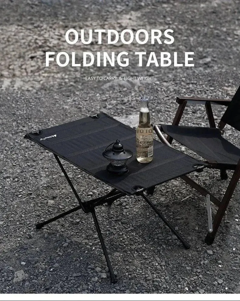 ShineTrip Outdoor Portable Cloth Folding Table Multifunctional Aluminum Alloy Picnic Camping Lightweight Table ﻿