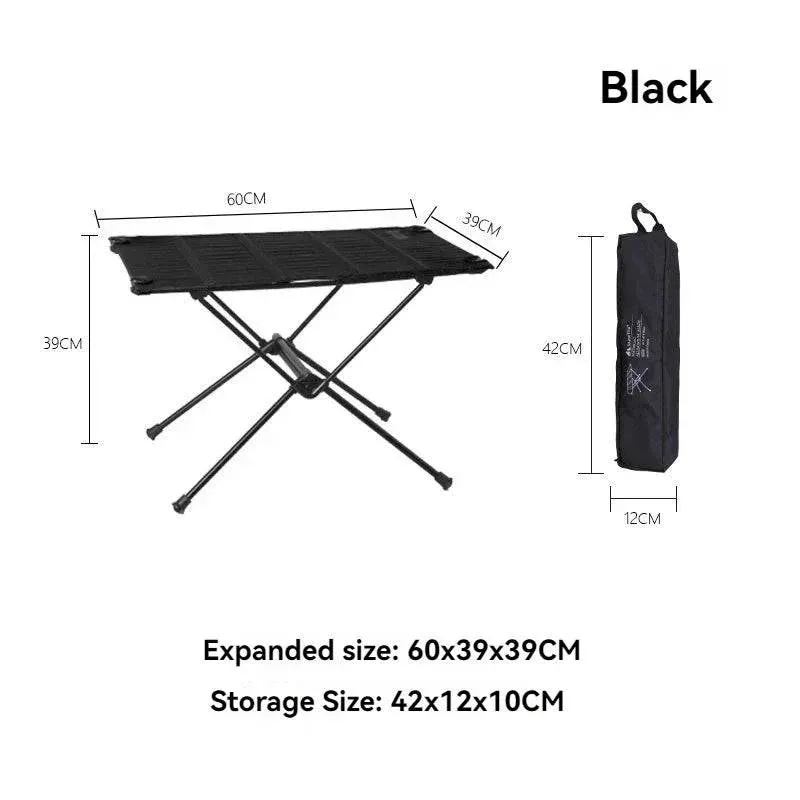ShineTrip Outdoor Portable Cloth Folding Table Multifunctional Aluminum Alloy Picnic Camping Lightweight Table ﻿