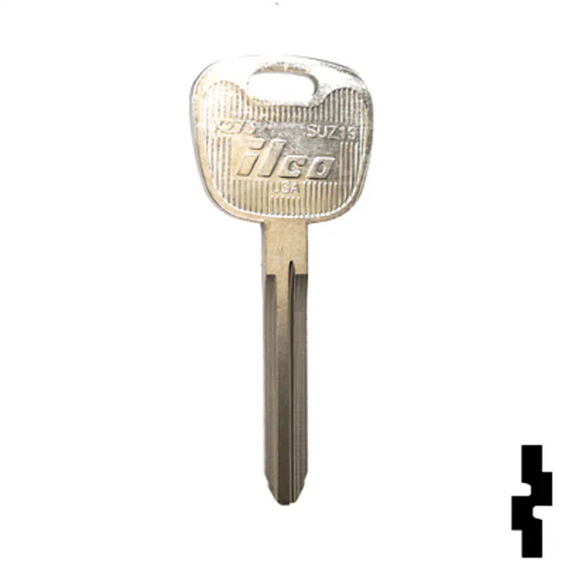 Uncut Key Blank | Suzuki Motorcycle | X273 ( SUZ19 )