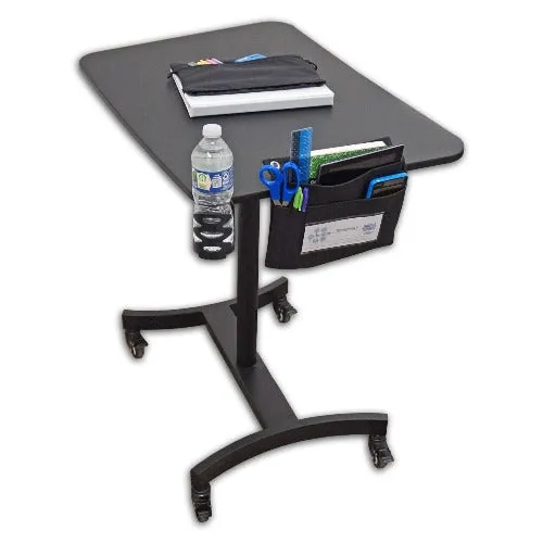 Victor High Rise Mobile Adjustable Desk Cart