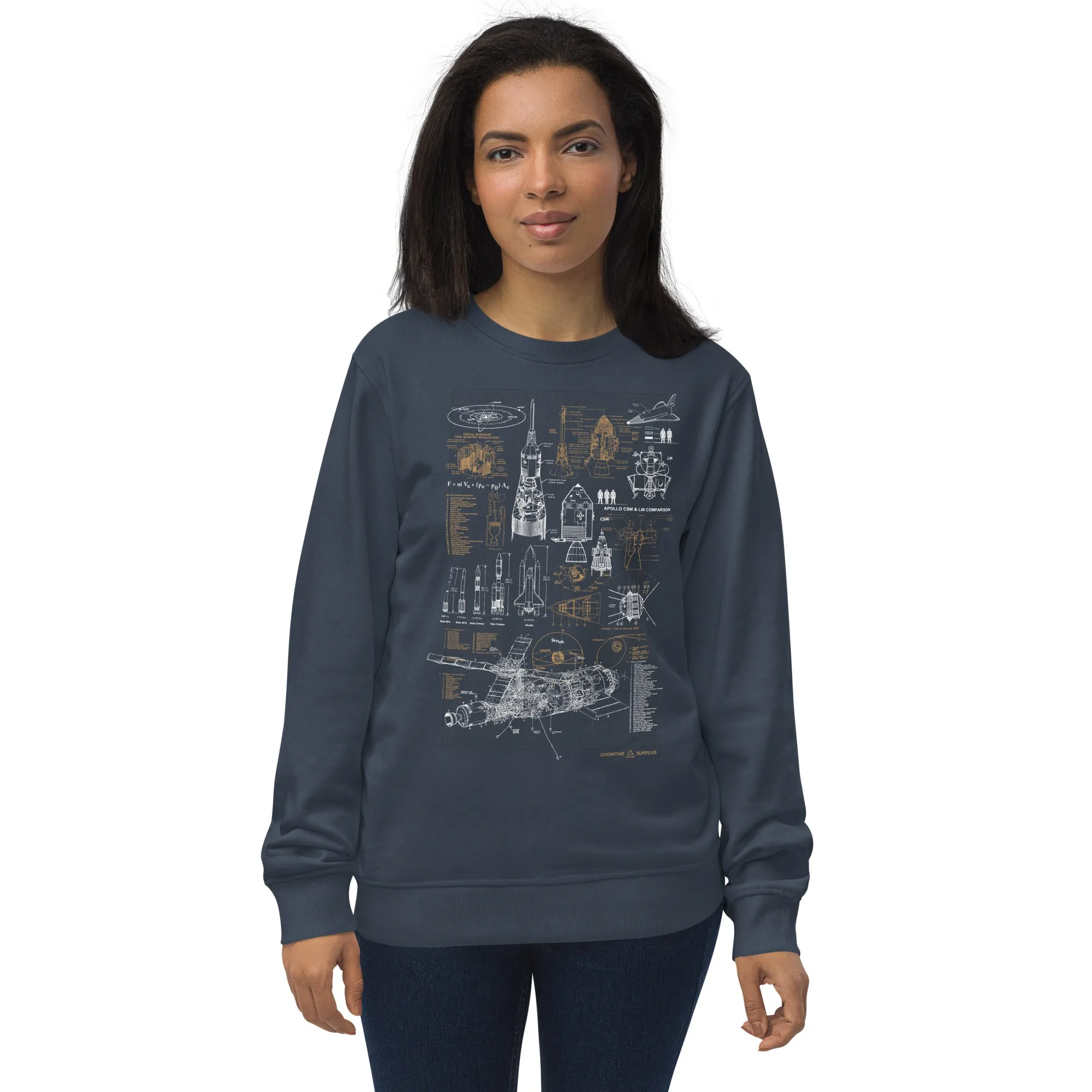 Vintage Rocketry Sweatshirt - Organic