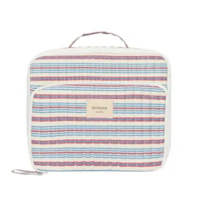 vintage stripe coated lunchbox