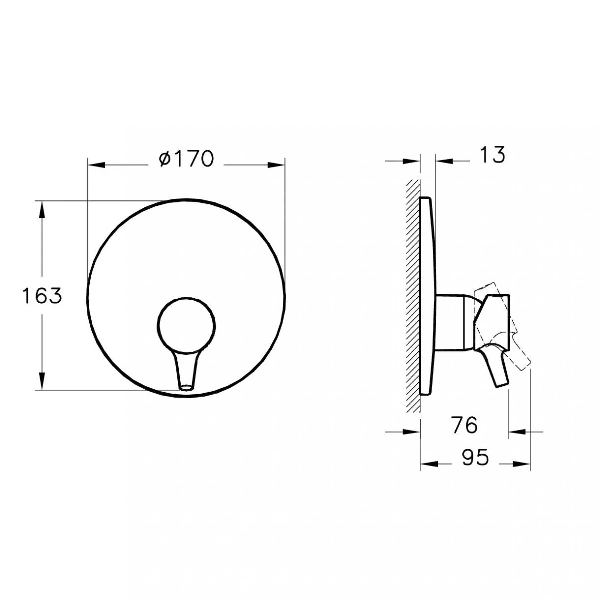 VitrA Nest Trendy Shower Valve